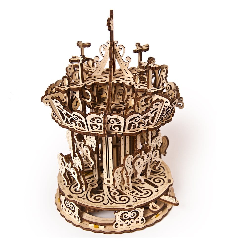 Ugears 3D Wooden Puzzle Carousel