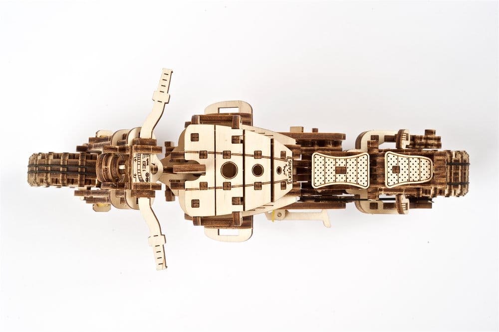 Ugears 3D Wooden Puzzle Scrambler UGR-10 with sidecar