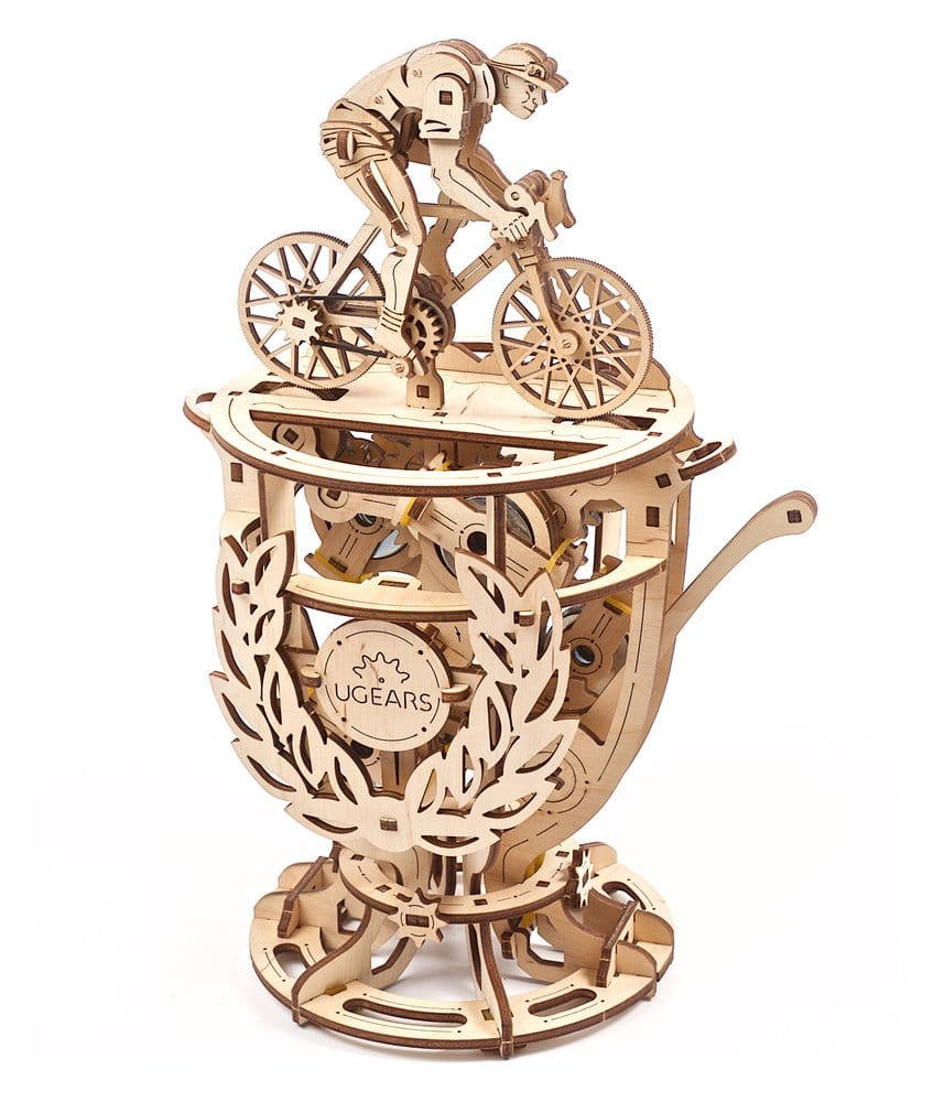 Ugears 3D Wooden Puzzle Automaton Cyclist