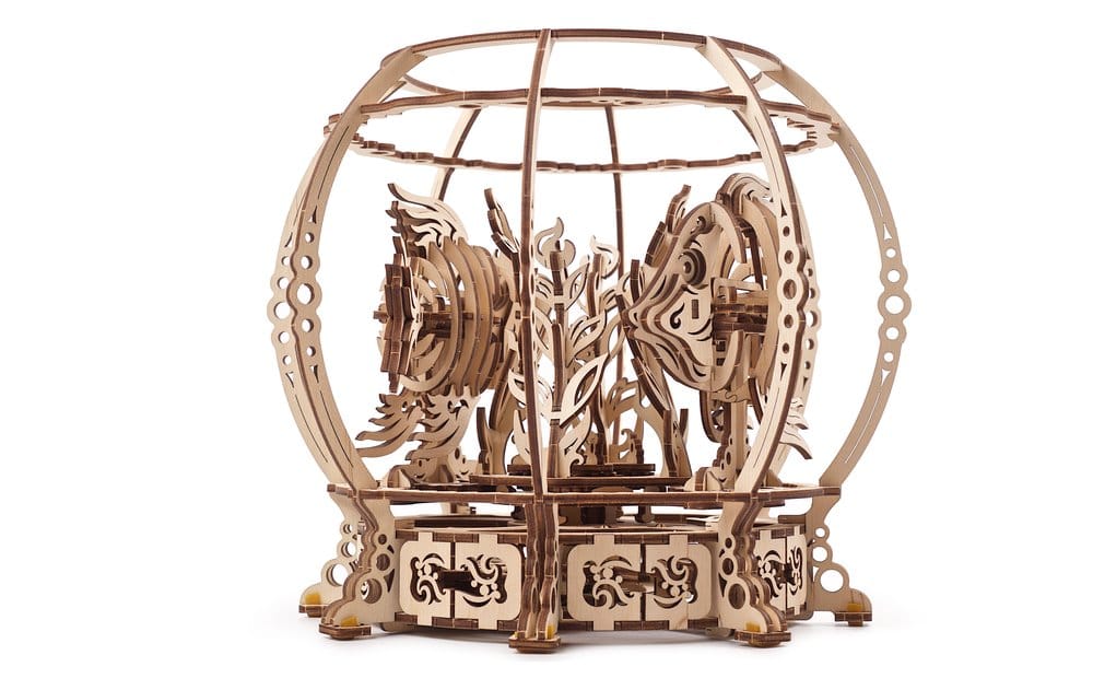 Ugears 3D Wooden Puzzle Mechanical Aquarium