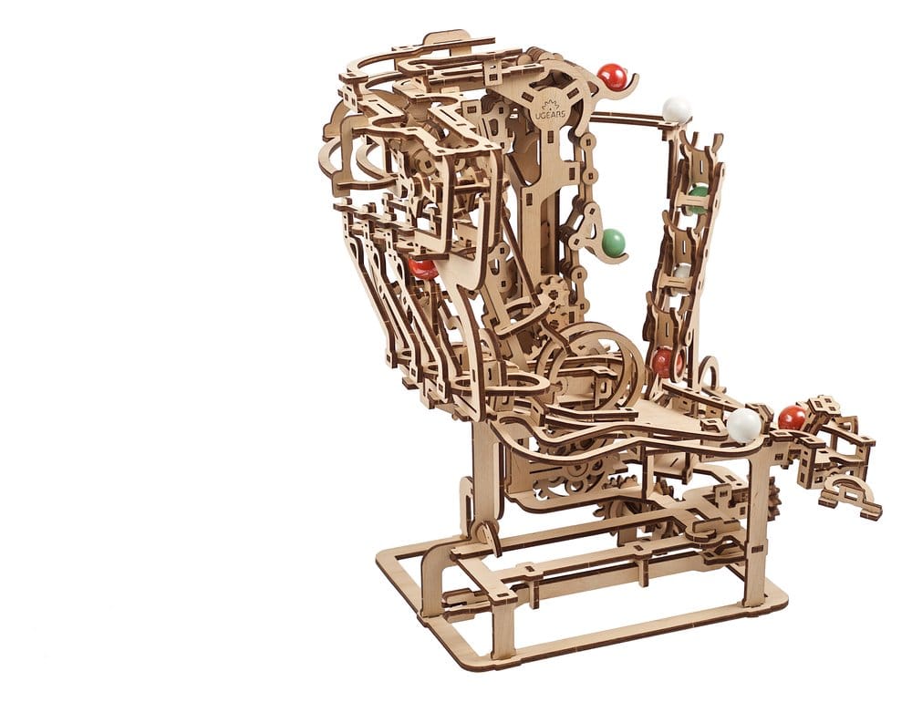 Ugears 3D Wooden Puzzle Marble Run Chain Hoist