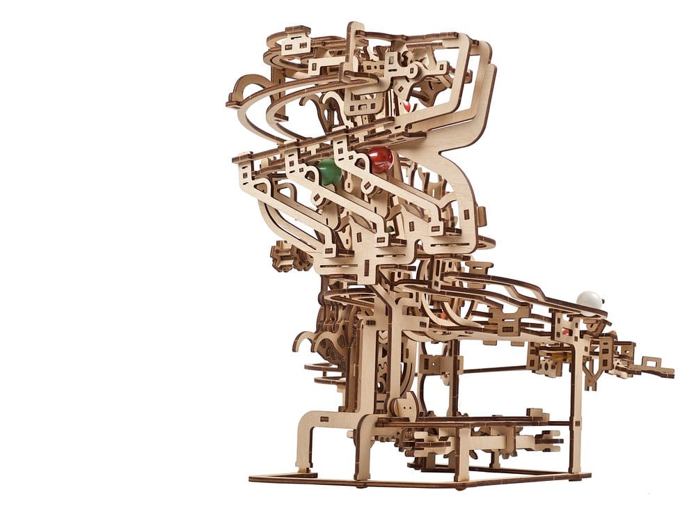 Ugears 3D Wooden Puzzle Marble Run Chain Hoist