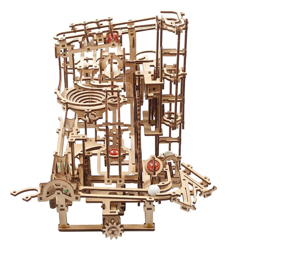 Ugears 3D Wooden Puzzle Marble Run Stepped Hoist