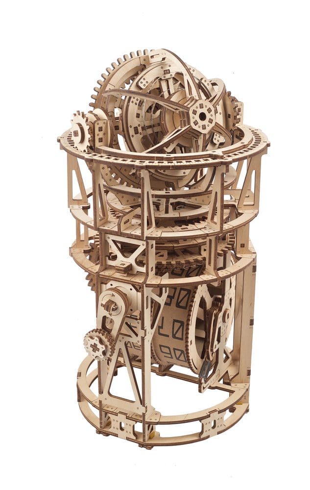 Ugears 3D Wooden Puzzle Sky Watcher Tourbillon Table Clock