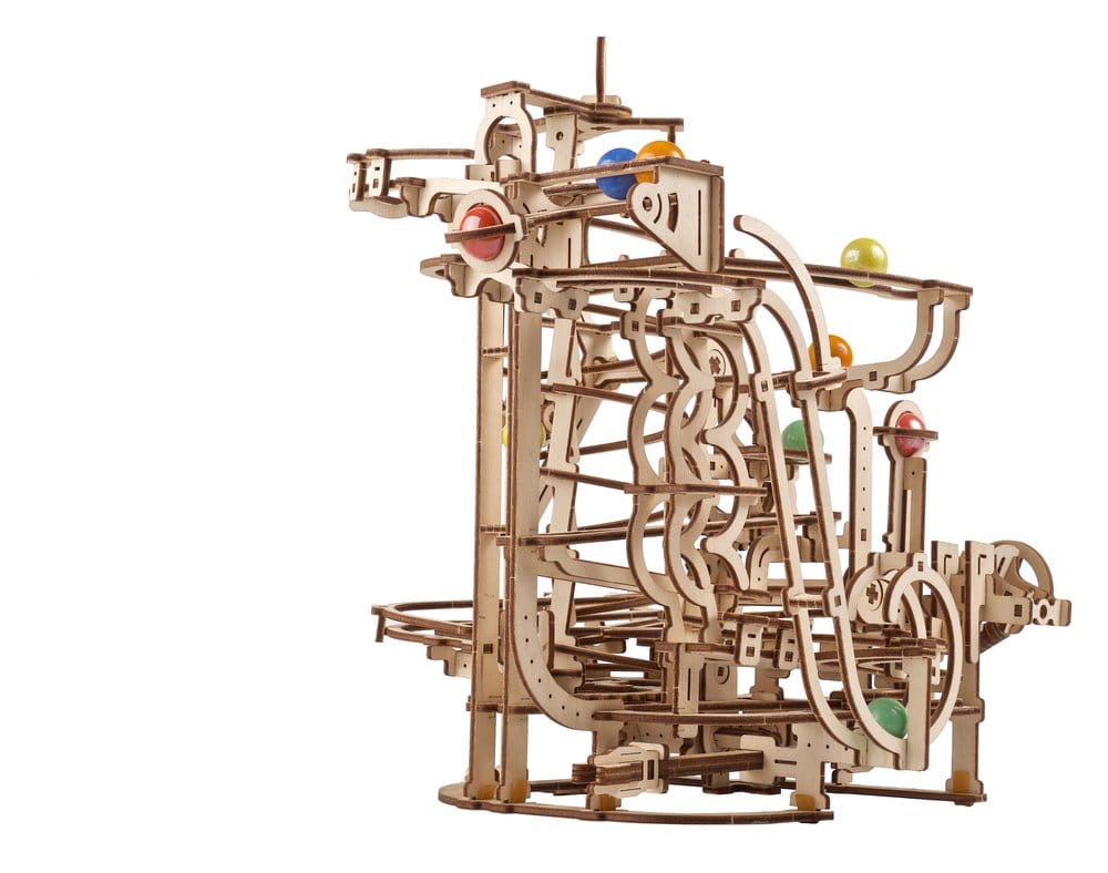 Ugears 3D Wooden Puzzle Marble Run Spiral Hoist