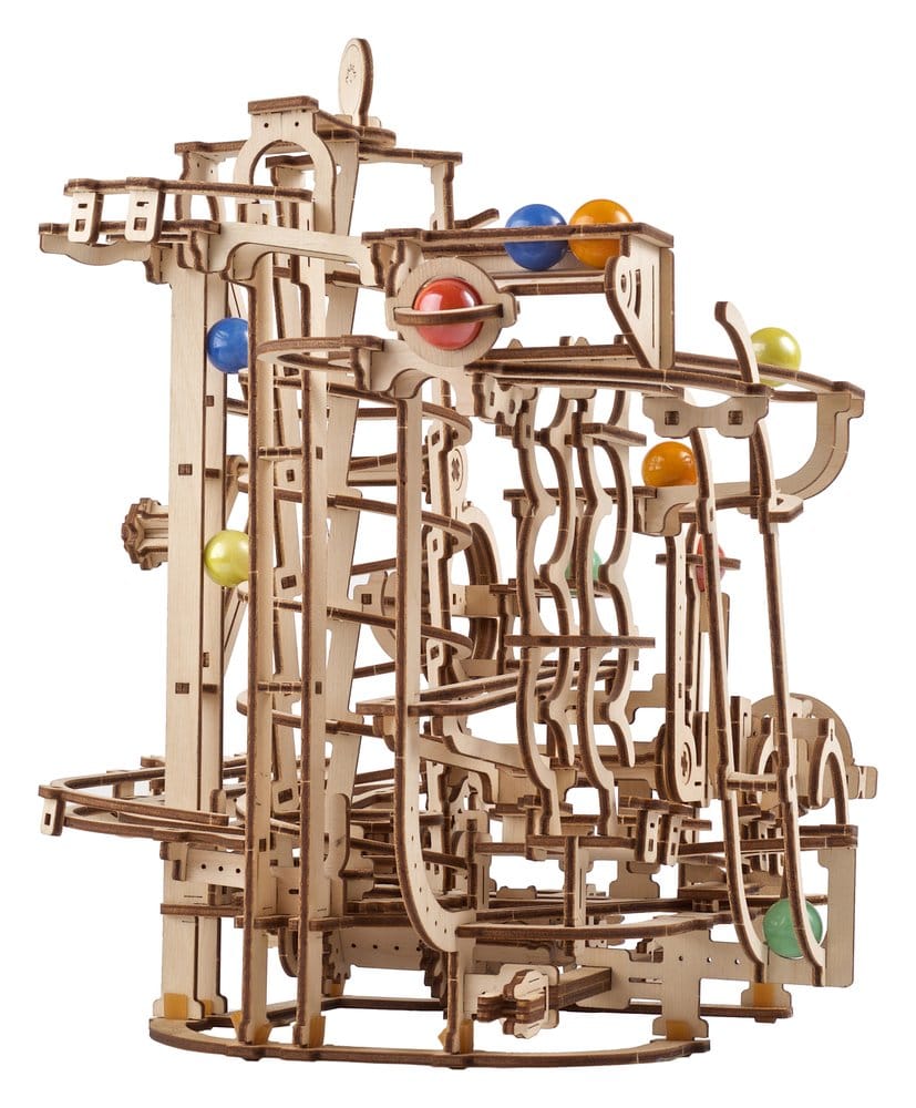 Ugears 3D Wooden Puzzle Marble Run Spiral Hoist