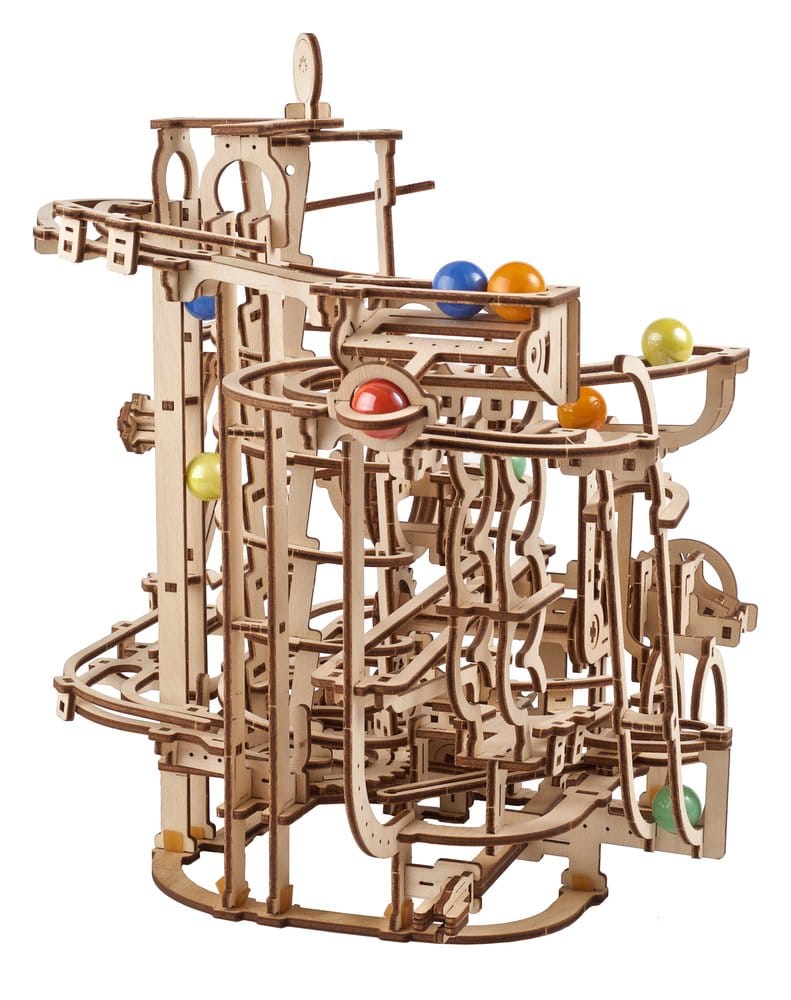 Ugears 3D Wooden Puzzle Marble Run Spiral Hoist