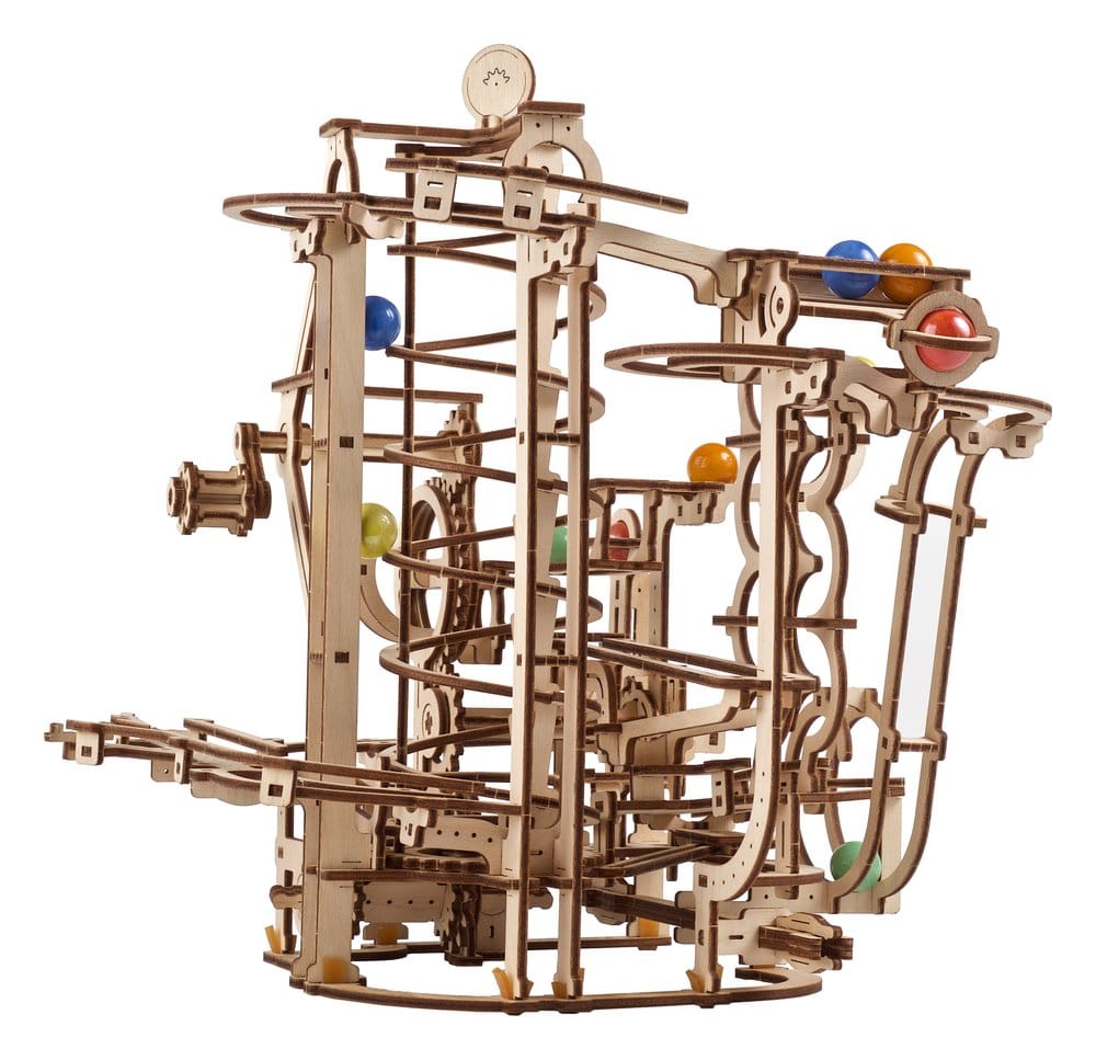 Ugears 3D Wooden Puzzle Marble Run Spiral Hoist