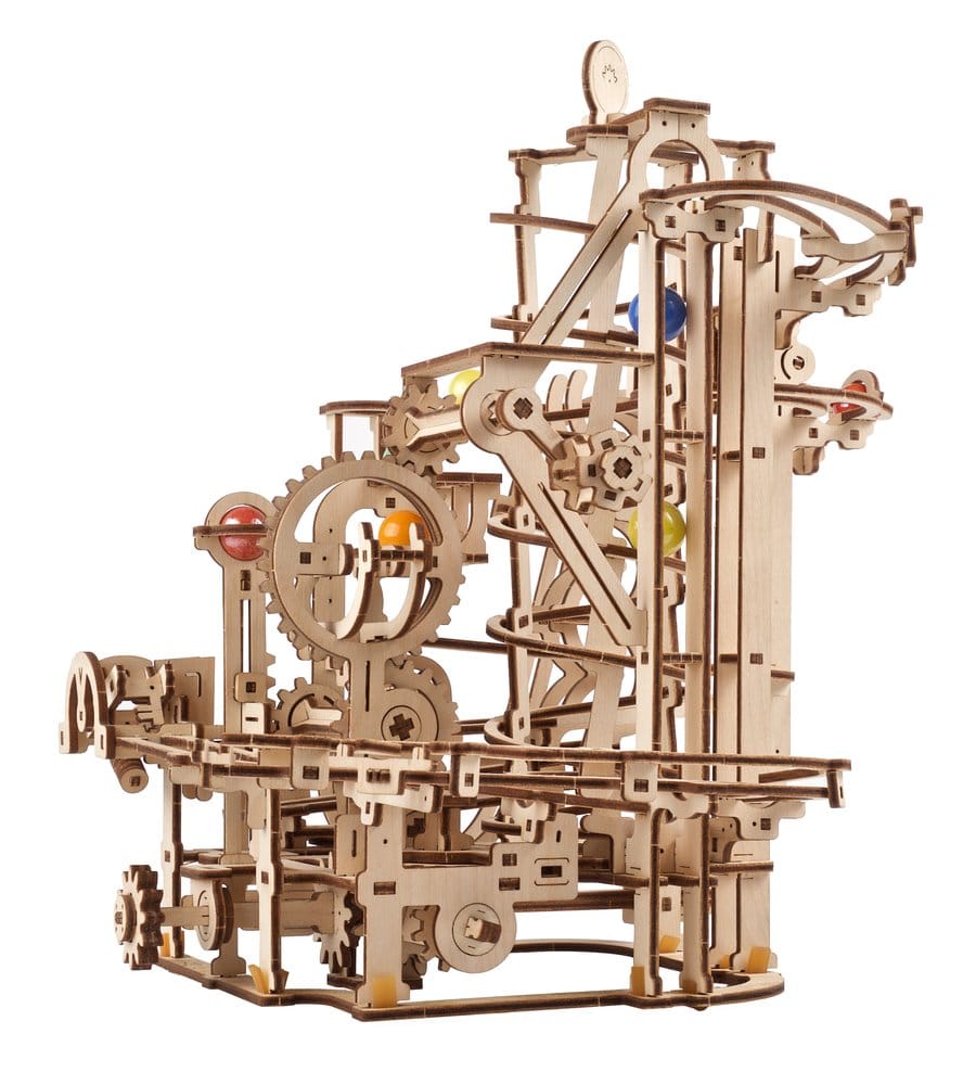 Ugears 3D Wooden Puzzle Marble Run Spiral Hoist