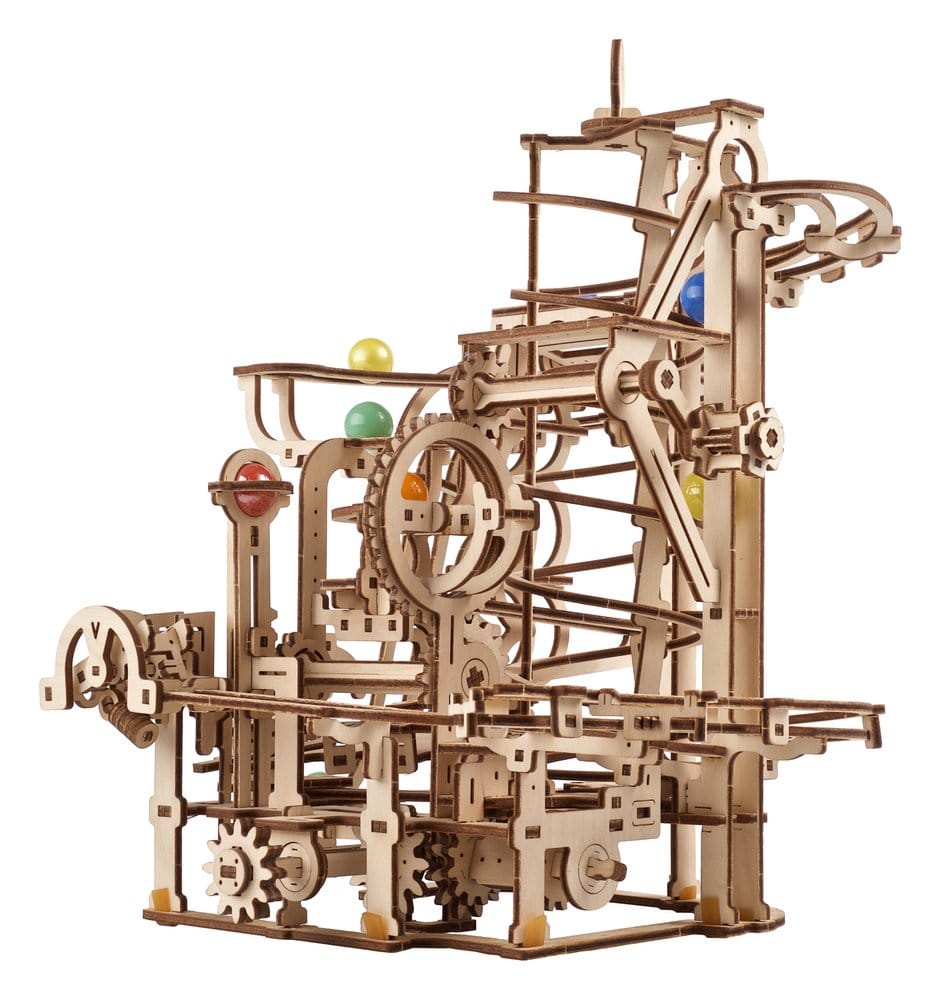 Ugears 3D Wooden Puzzle Marble Run Spiral Hoist