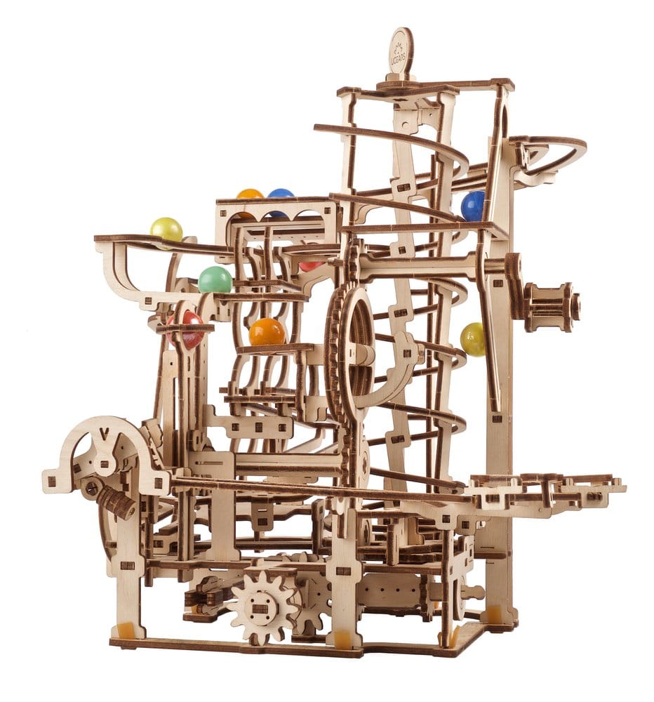 Ugears 3D Wooden Puzzle Marble Run Spiral Hoist