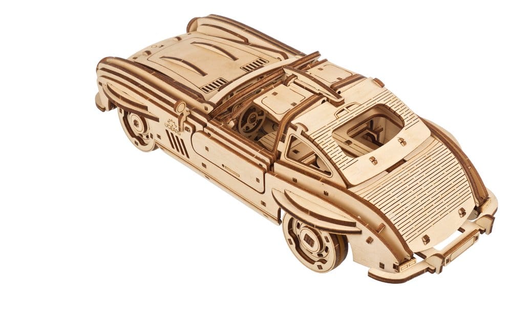 Ugears 3D Wooden Puzzle Winged Sports Coupe
