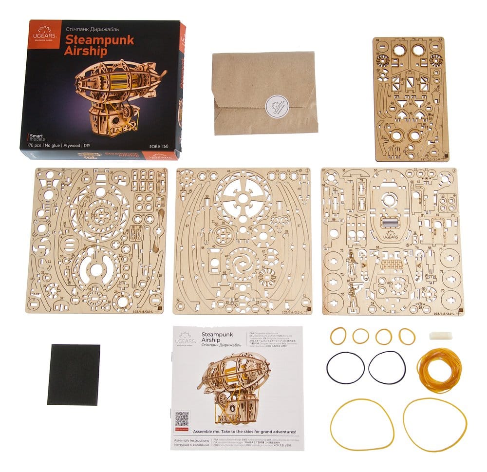 Ugears 3D Wooden Puzzle Steampunk Airship