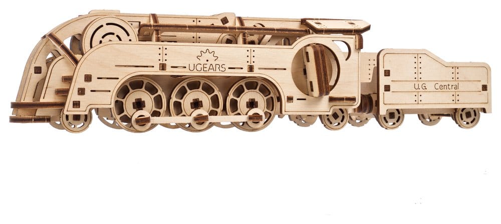 Ugears 3D Wooden Puzzle Mini Locomotive