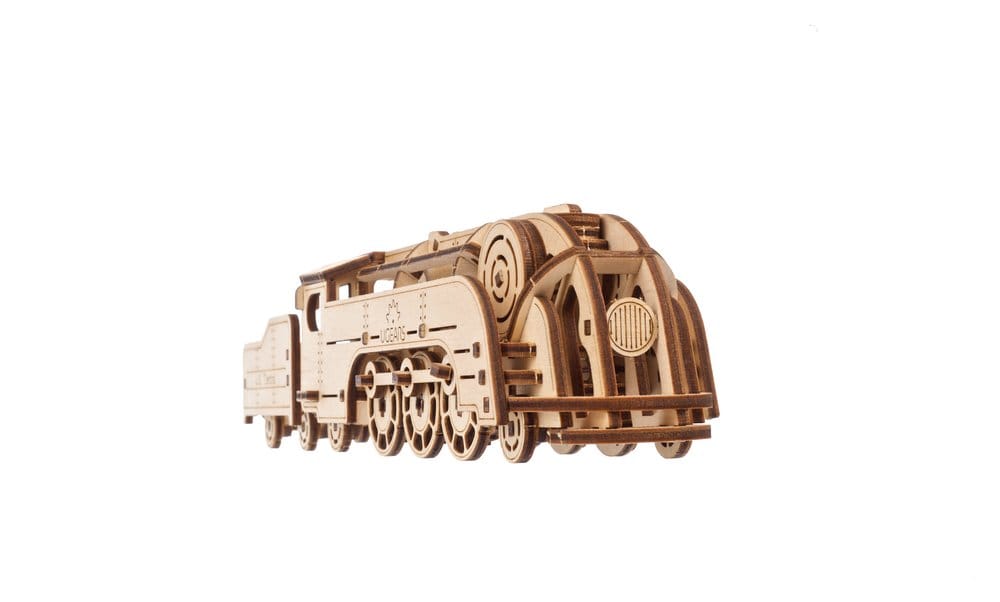 Ugears 3D Wooden Puzzle Mini Locomotive