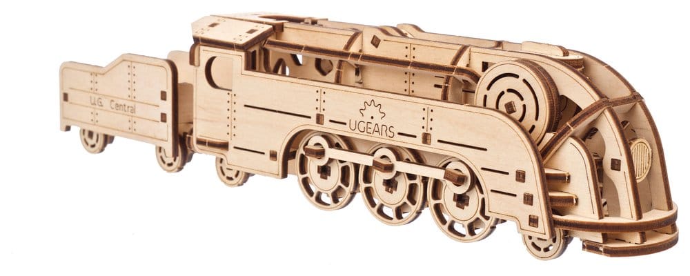 Ugears 3D Wooden Puzzle Mini Locomotive