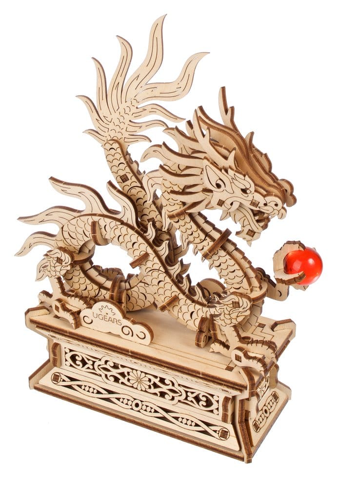 Ugears 3D Wooden Puzzle Wood Dragon