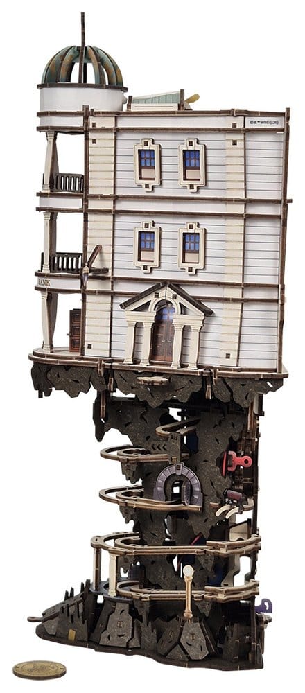 Harry Potter 3D Wooden Puzzle Gringotts Bank Marble Run