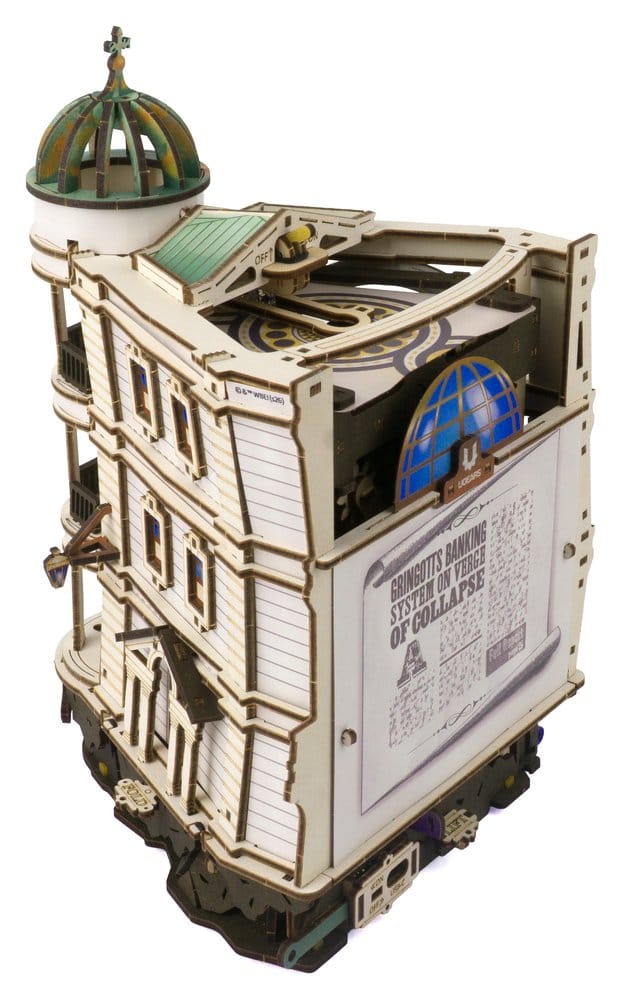 Harry Potter 3D Wooden Puzzle Gringotts Bank Marble Run