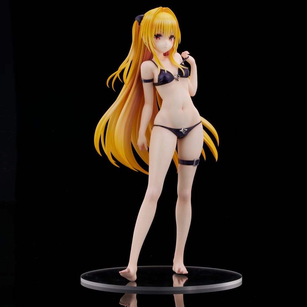 To Love Ru Darkness Swimsuit Series PVC Figure 1/4 Golden Darkness 39 cm