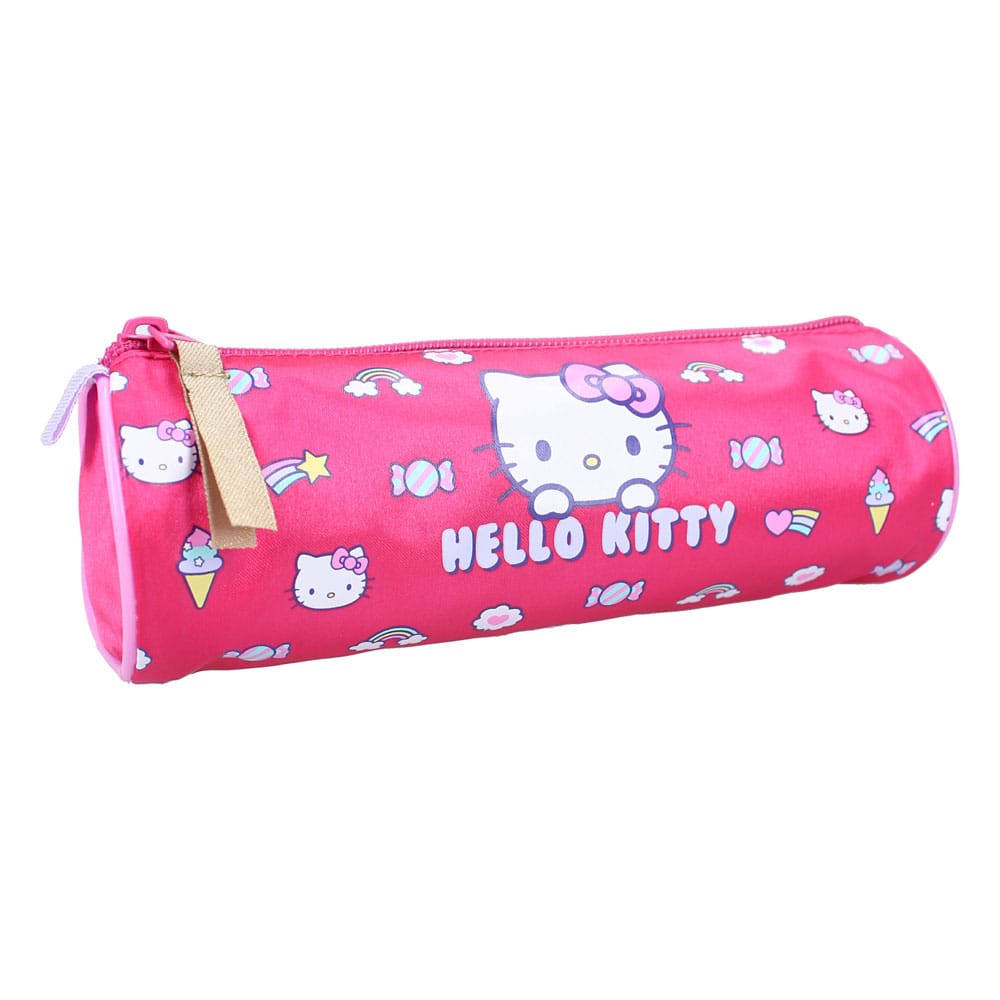 Sanrio Pencil case Hello Kitty Follow The Rainbow Round