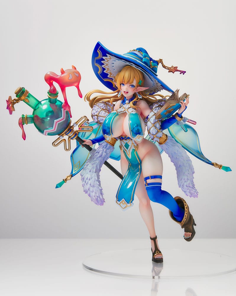 Original Character Elf Village Series PVC Statue 1/6 15th Villager Milklinde Antenna 25 cm