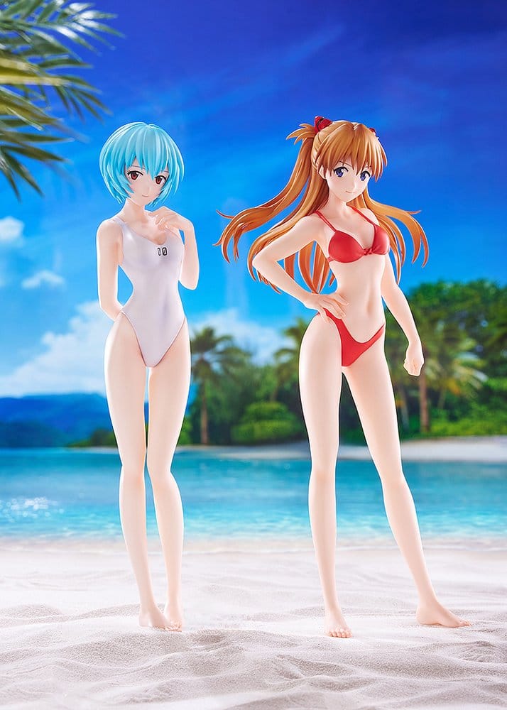 Rebuild of Evangelion Pop Up Parade Beach Queens Rei Ayanami (One-Piece Style) L Size 22 cm