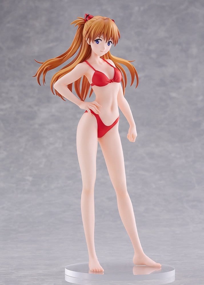 Rebuild of Evangelion Pop Up Parade Beach Queens Asuka Shikinami Langley (Bikini Style) L Size 23 cm
