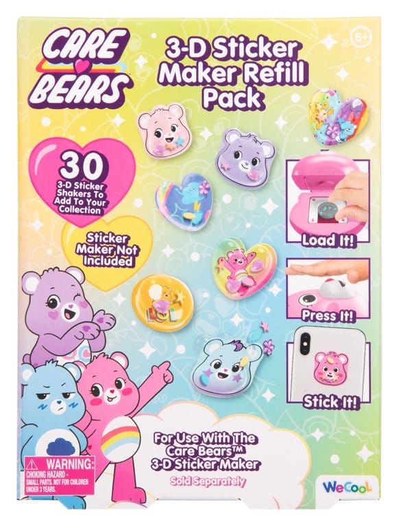 Care Bears 3D Sticker Maker Refills
