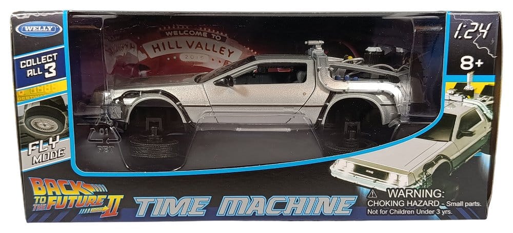 Back to the Future II Diecast Model 1/24 ´81 DeLorean LK Coupe Fly Wheel