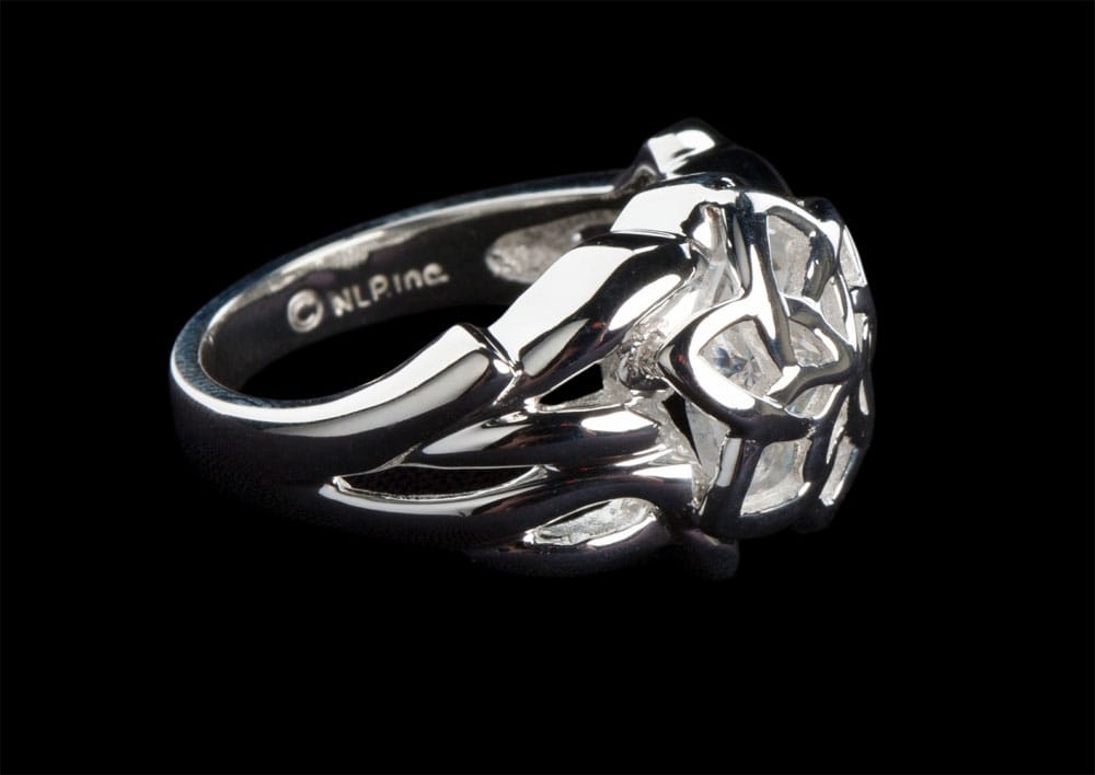 Herr der Ringe Nenya – Der Ring von Galadriel (Sterlingsilber), Größe 9,75