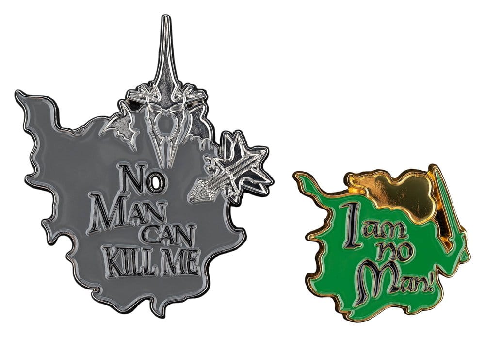 Lord of the Rings Collector's Pins 2-Pack No Man can Kill Me & I Am No Man! 7 cm
