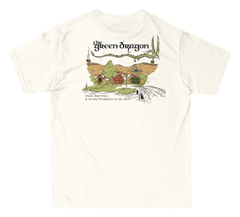 The Lord of the Rings T-Shirt Green Dragon Inn / Cream 3XL