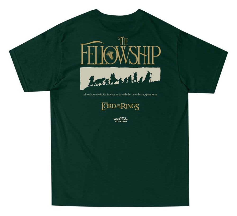 The Lord of the Rings T-Shirt The Fellowship / Green 2XL