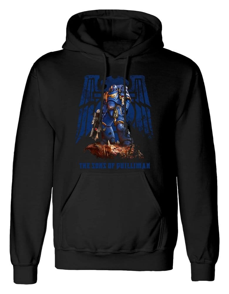 Warhammer Hoodie Space Marines Black Size XXL