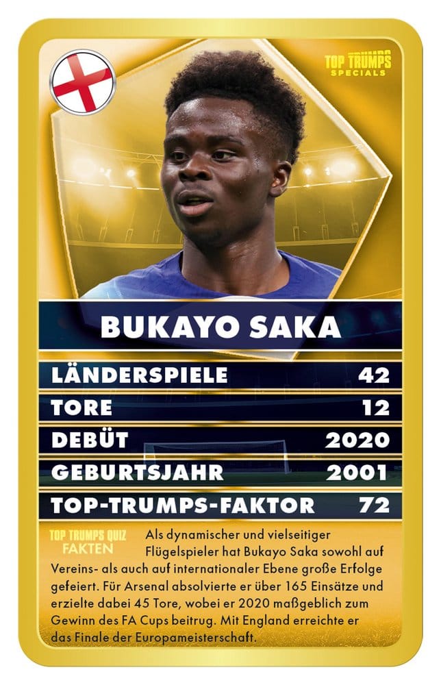 World Football Stars 6 Card Game Top Trumps *German Version* World Football Stars 6 Card Game Top Trumps *German Version*