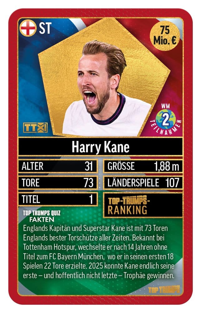 World Football Stars Card Game 200 Starter Pack *German Version*