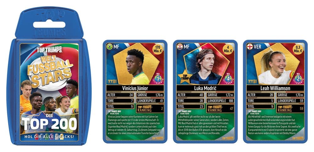 World Football Stars Card Game 200 Pack 2 *German Version*