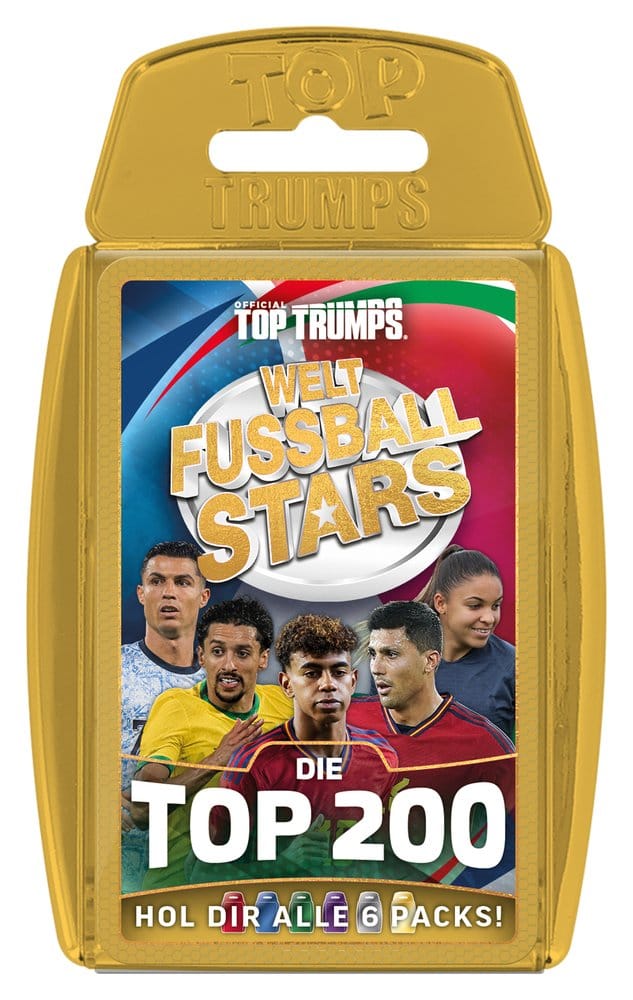 World Football Stars Card Game 200 Pack 6 *German Version*
