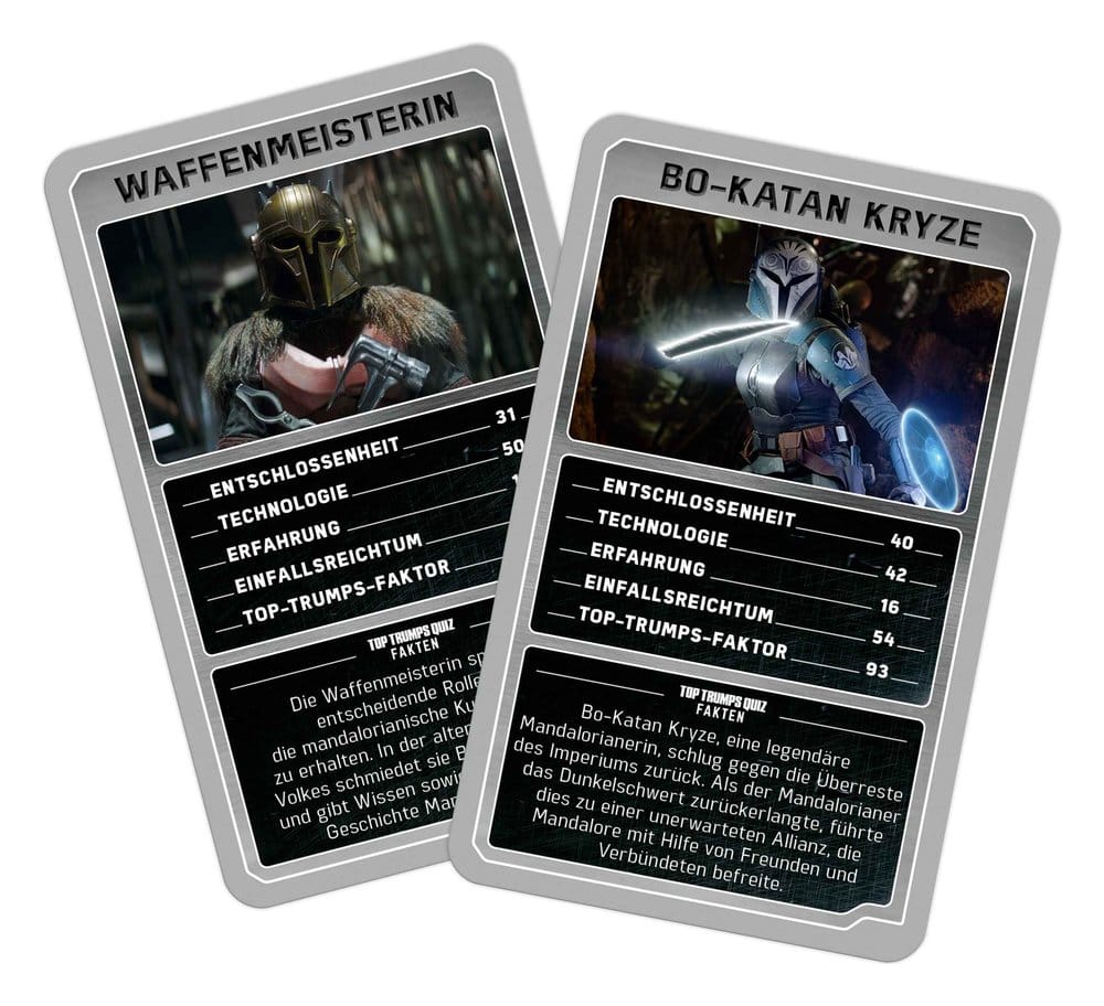 The Mandalorian and Grogu Card Game Top Trumps Collectables *German Version*