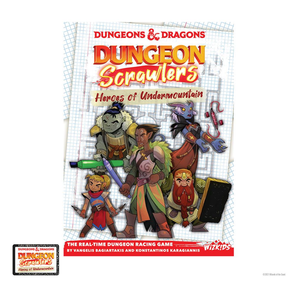 D&amp;D Dungeon Scrawlers: Heroes of Undermountain Brettspiel *Englische Version*
