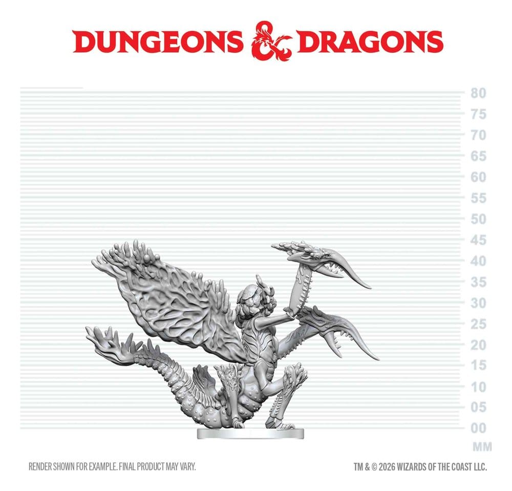Dungeons & Dragons Nolzur's Marvelous Miniatures Unpainted Miniature Mi-Go 14 cm