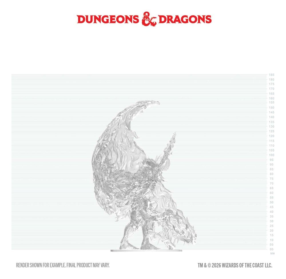 D&D Nolzur's Marvelous Miniatures Unpainted Boxed Miniature Balor 20 cm