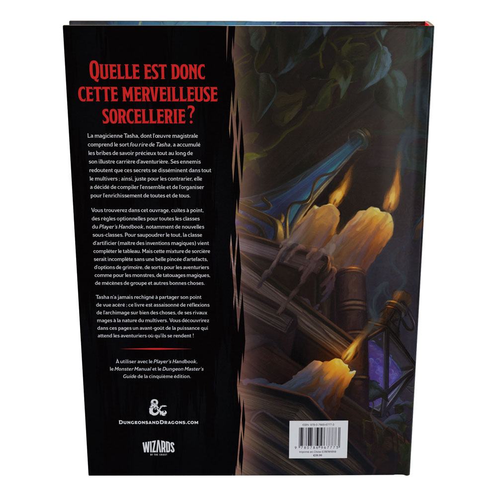 Dungeons &amp; Dragons Rollenspiel Le Chaudron des Merveilles de Tasha französisch