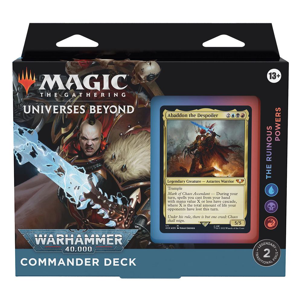 Magic the Gathering Universes Beyond: Warhammer 40,000 Commander Decks Display (4) english