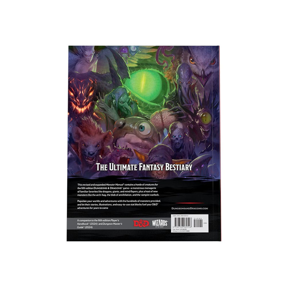 Dungeons &amp; Dragons RPG Monster Manual 2024 Englisch