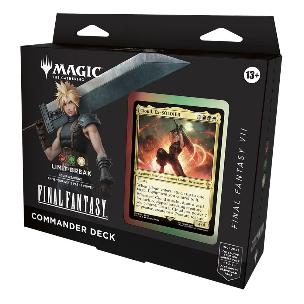Magic the Gathering Final Fantasy Commander Decks Display (4) English