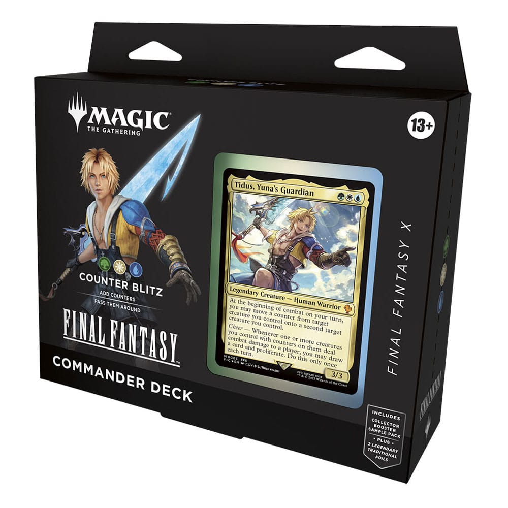 Magic the Gathering Final Fantasy Commander Decks Display (4) English