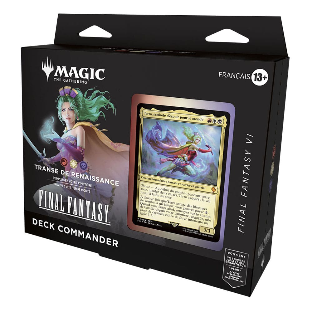 Magic the Gathering Final Fantasy Commander Decks Display (4) French