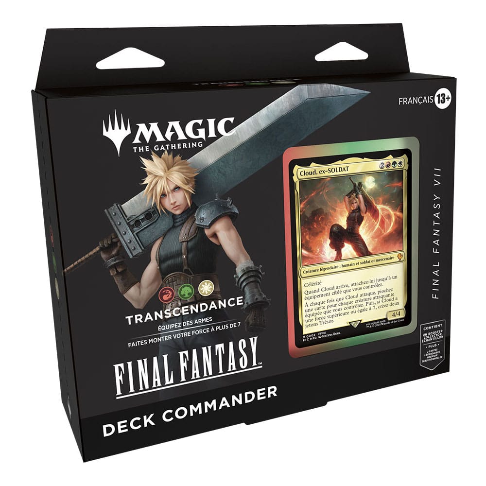 Magic the Gathering Final Fantasy Commander Decks Display (4) French